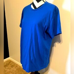 Long Length Royal Blue Tee Size L